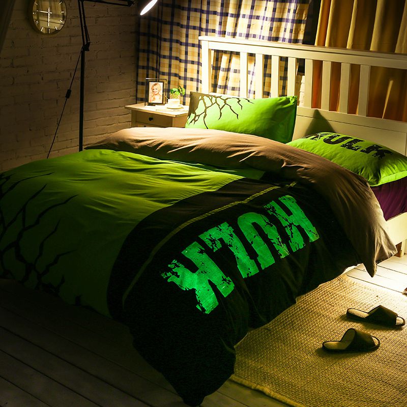 Incredible Hulk Bedding Set Queen Size For Teen - Custom Bedding Set - Image 3