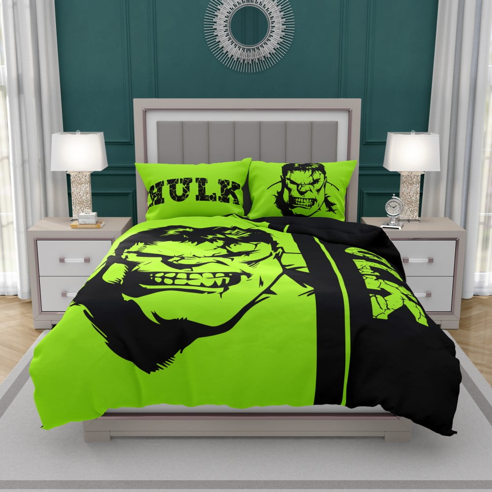 Incredible Hulk Bedding Set Queen Size For Teen - Custom Bedding Set - Image 2