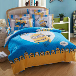 Minion Bed Set Queen King Twin Size - Custom Bedding Set