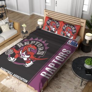 Alternative view of Toronto Raptors NBA Basketball Bedding Set - Custom Bedding Set